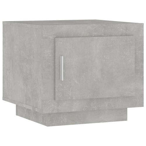 Sofabord 51x50x45 cm konstrueret træ betongrå