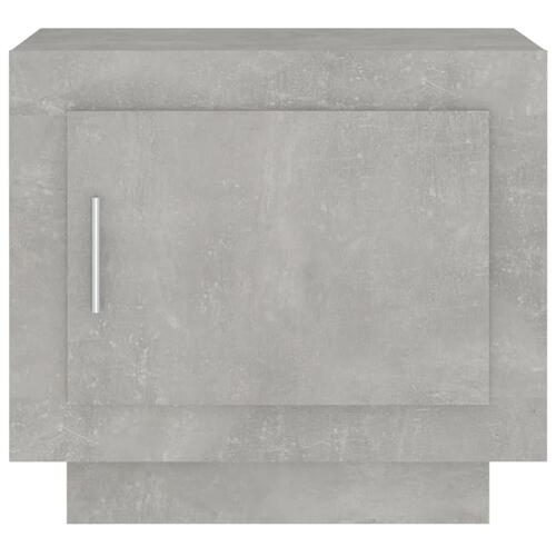 Sofabord 51x50x45 cm konstrueret træ betongrå