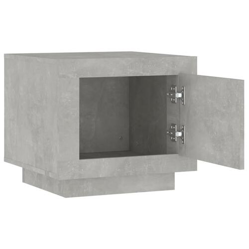 Sofabord 51x50x45 cm konstrueret træ betongrå