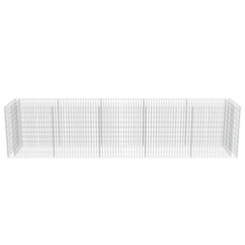Gabion-højbed 450x90x100 cm galvaniseret stål