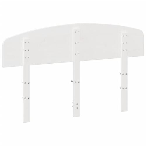 Sengegavl 135 cm massivt fyrretræ hvid