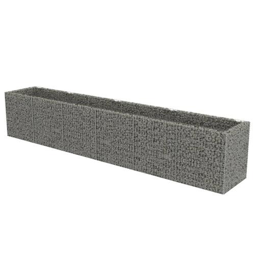 Gabion-højbed 540x90x100 cm galvaniseret stål