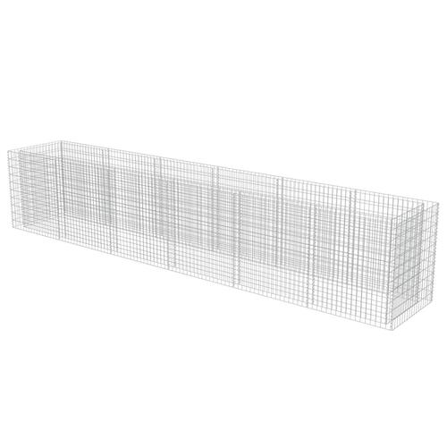 Gabion-højbed 540x90x100 cm galvaniseret stål