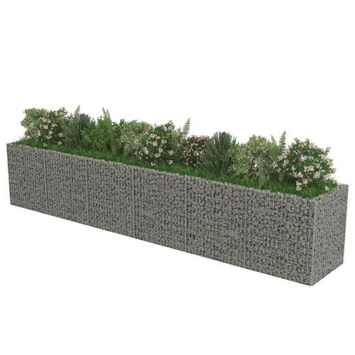 Gabion-højbed 540x90x100 cm galvaniseret stål