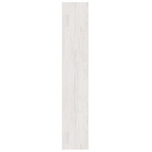 Bogreol/rumdeler 100x30x167,5 cm massivt fyrretræ hvid