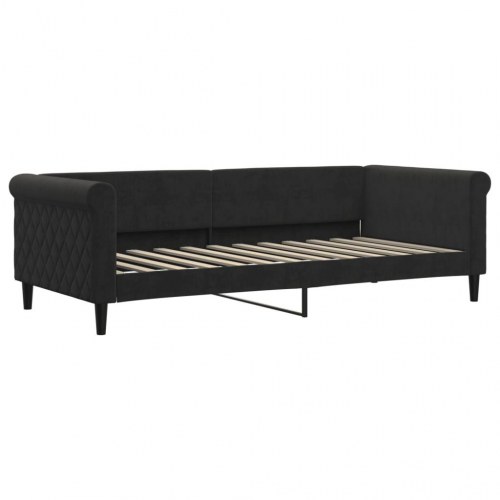 Daybed 90x200 cm velour sort