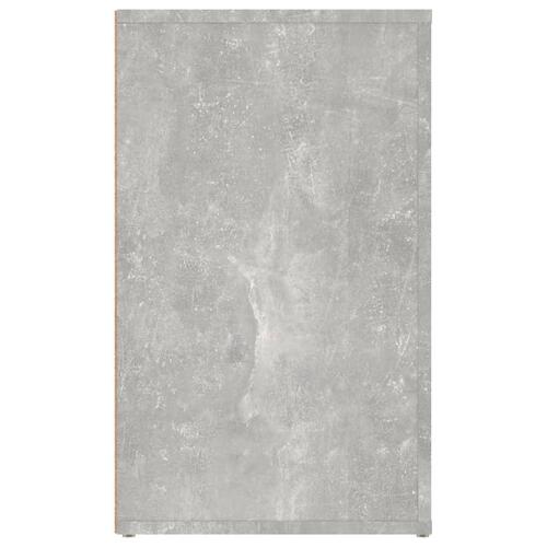 Sengebord 50x36x60 cm konstrueret træ betongrå