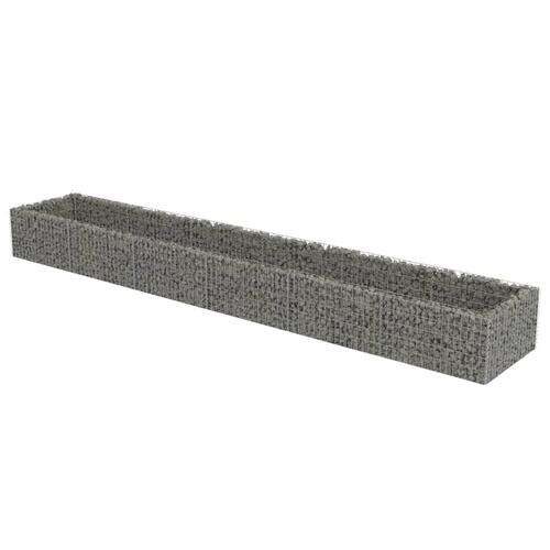Gabion-højbed 540x90x50 cm galvaniseret stål