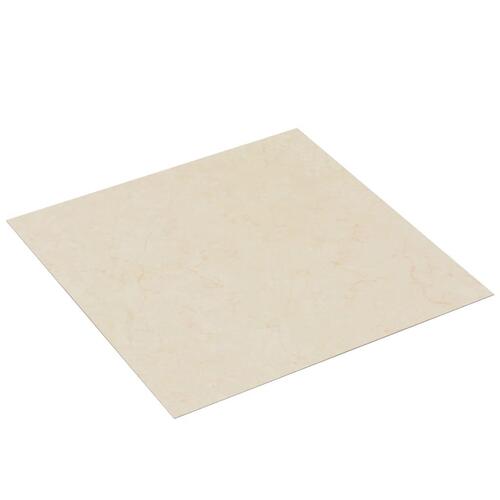 Selvklæbende gulvbrædder 20 stk. 1,86 m² PVC beige