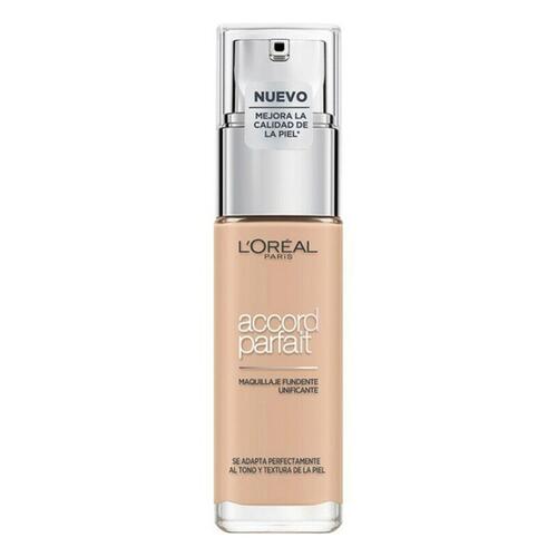 Flydende makeup foundation Accord Parfait L'Oreal Make Up (30 ml) (30 ml) 4,5N-true beige 30 ml