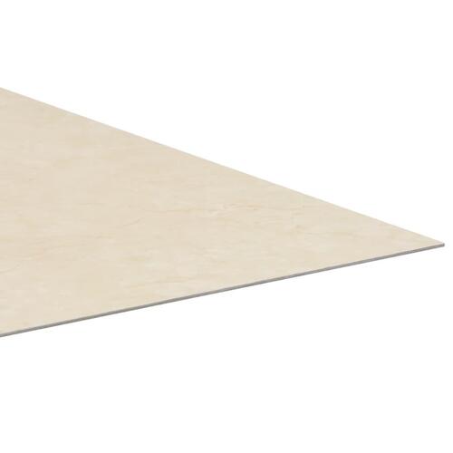 Selvklæbende gulvbrædder 20 stk. 1,86 m² PVC beige