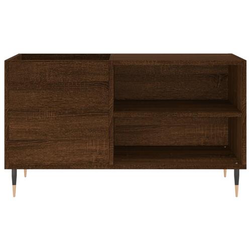 Vinylskab 85x38x48 cm konstrueret træ brun egetræsfarve