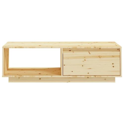 Sofabord 110x50x33,5 cm massivt fyrretræ