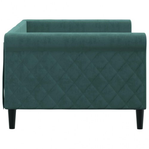 Daybed 90x200 cm velour mørkegrøn
