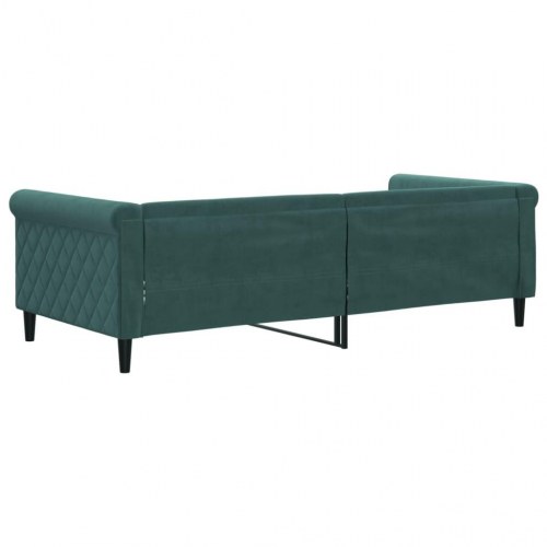 Daybed 90x200 cm velour mørkegrøn