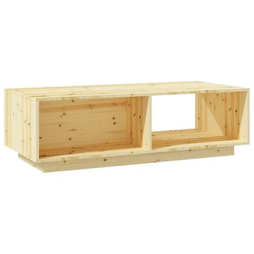 Sofabord 110x50x33,5 cm massivt fyrretræ