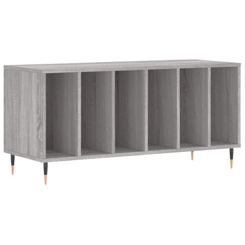 Vinylskab 100x38x48 cm konstrueret træ grå sonoma-eg