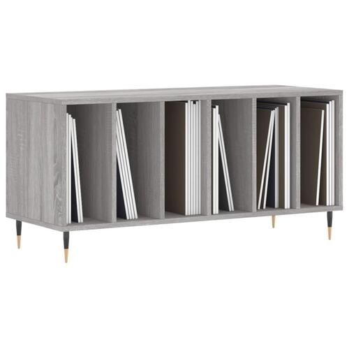 Vinylskab 100x38x48 cm konstrueret træ grå sonoma-eg