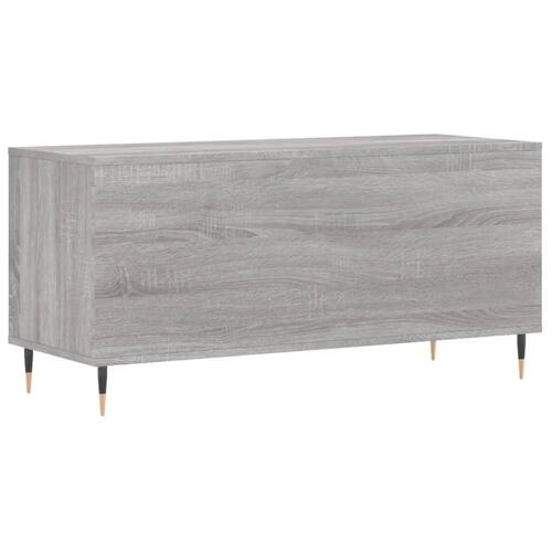 Vinylskab 100x38x48 cm konstrueret træ grå sonoma-eg