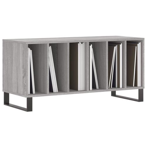 Vinylskab 100x38x48 cm konstrueret træ grå sonoma-eg