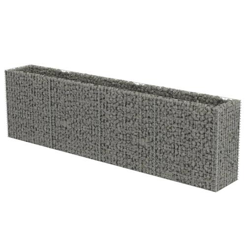 Gabion-højbed 360x50x100 cm galvaniseret stål