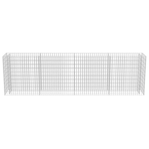 Gabion-højbed 360x50x100 cm galvaniseret stål