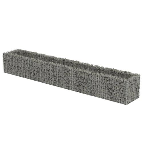 Gabion-højbed 360x50x50 cm galvaniseret stål