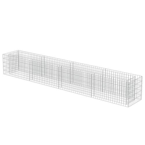 Gabion-højbed 360x50x50 cm galvaniseret stål