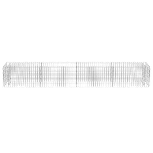 Gabion-højbed 360x50x50 cm galvaniseret stål