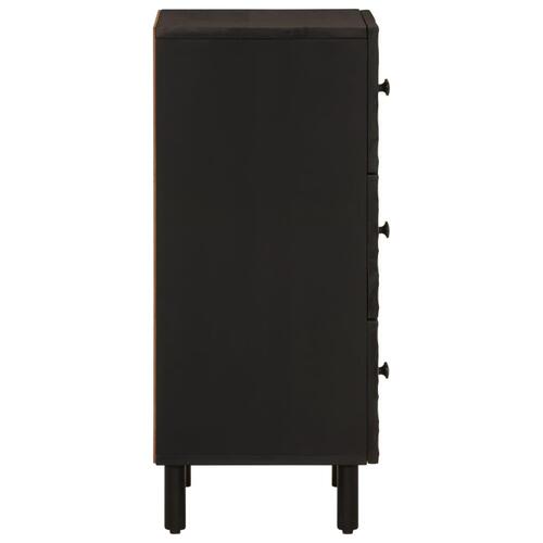 Skab 40x33x75 cm massivt mangotræ sort