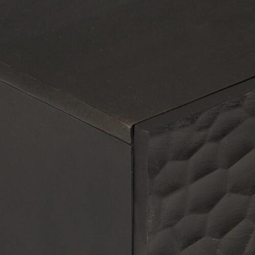 Skab 40x33x75 cm massivt mangotræ sort