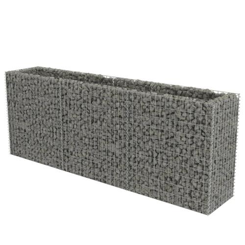 Gabion-højbed 270x50x100 cm galvaniseret stål