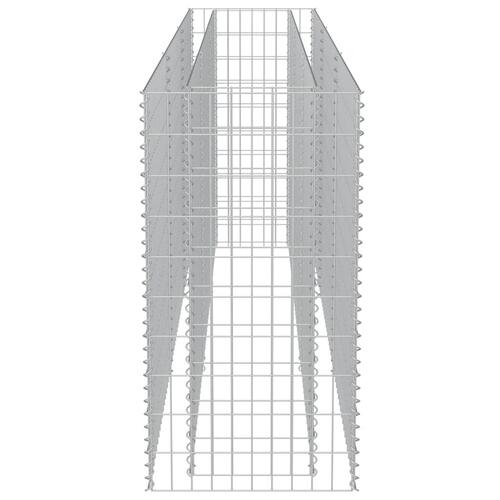 Gabion-højbed 270x50x100 cm galvaniseret stål
