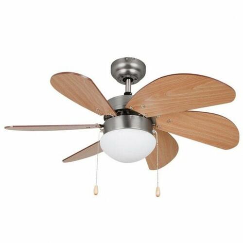 Loftsventilator med lys Orbegozo CP 15075 N 50 W Træ