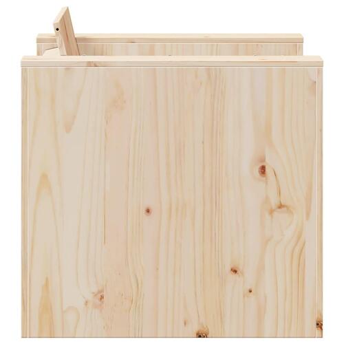 Sofastol til haven 70x60x62 cm massivt fyrretræ