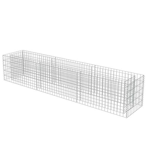 Gabion-højbed 270x50x50 cm galvaniseret stål