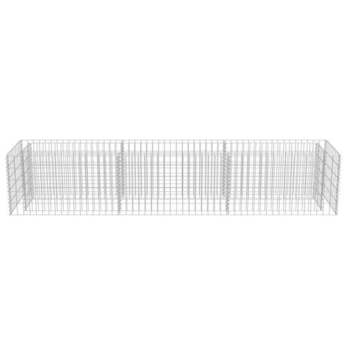 Gabion-højbed 270x50x50 cm galvaniseret stål