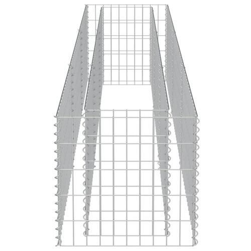 Gabion-højbed 270x50x50 cm galvaniseret stål