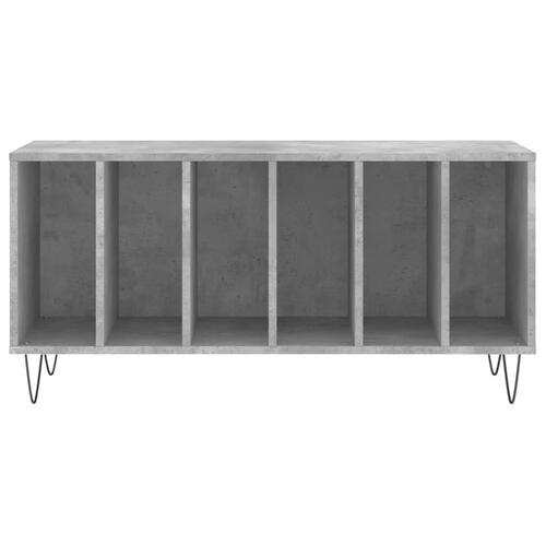 Vinylskab 100x38x48 cm konstrueret træ betongrå
