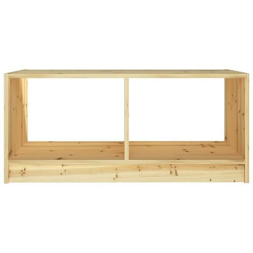 Sofabord 75x50x33 cm massivt fyrretræ