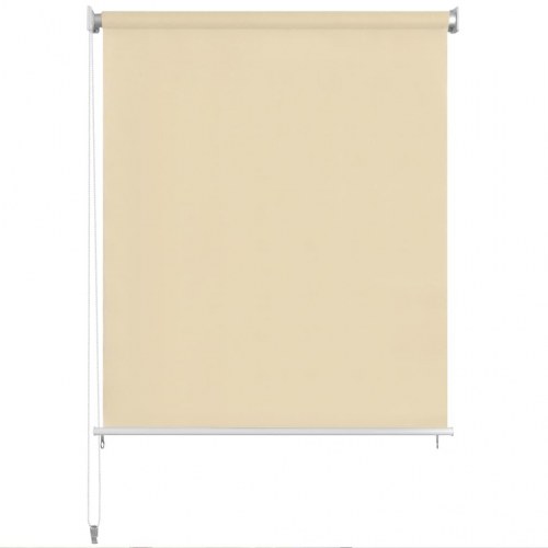 Udendørs rullegardin 300 x 140 cm cremefarvet