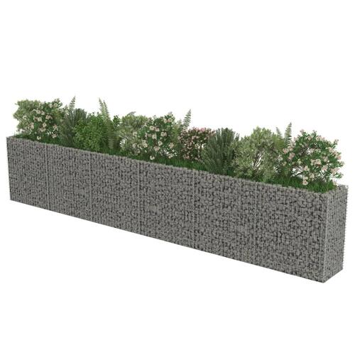 Gabion-højbed 540x50x100 cm galvaniseret stål