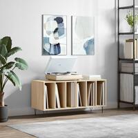 Vinylskab 100x38x48 cm konstrueret træ sonoma-eg
