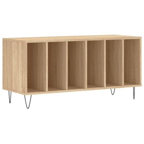 Vinylskab 100x38x48 cm konstrueret træ sonoma-eg