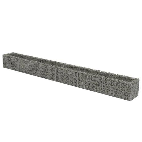 Gabion-højbed 540x50x50 cm galvaniseret stål