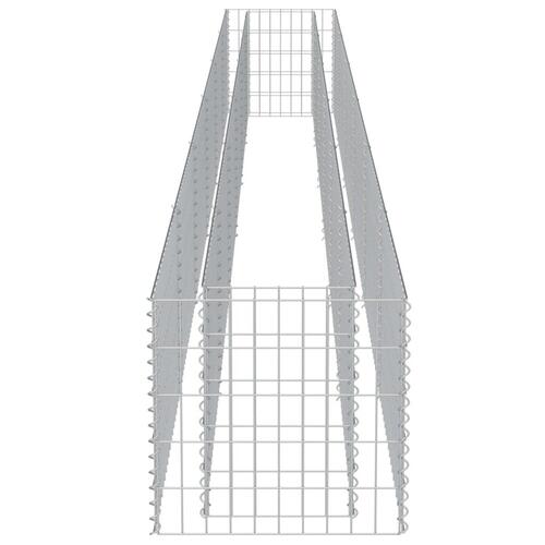 Gabion-højbed 540x50x50 cm galvaniseret stål