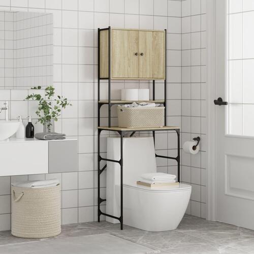 Vaskemaskineskab 68x48,5x194 cm sonoma-eg