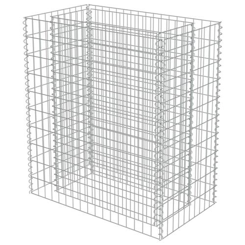 Gabion-højbed 90x50x100 cm galvaniseret stål