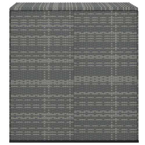 Hyndeboks 100x49x103,5 cm polyrattan grå