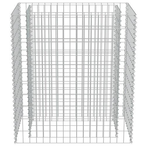 Gabion-højbed 90x50x100 cm galvaniseret stål